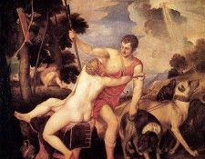 Titian Venus and Adonis 1553 54.  ( )