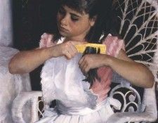 Girl with yellow comb. �����, ����� R