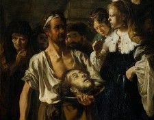 De onthoofding van Johannes de Doper.    
