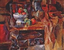 rozhdestvensky still life, apples 1918. 