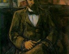 CeZANNE PORTRAIT OF AMBROUSE VOLLARD,1899, MUSEE DU PETIT PA. , 