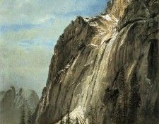 Bierstadt Albert Cathedral Rocks A Yosemite View. , 