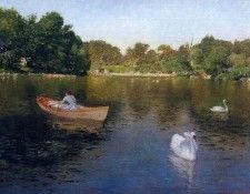 Chase William Merritt On the Lake Central Park2. ����, ������ �������