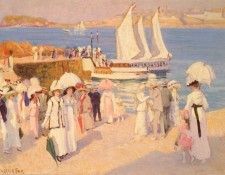 Fox Ethel Carrick The Quay At Dinard. ���, ����� ������