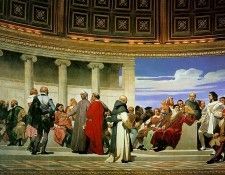Hemicycle of the Ecole des Beaux-Arts 1814 right. , 