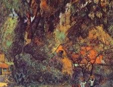 Gauguin - Huts Under Trees. , 