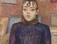 lautrec girl with lovelock 1889. -,  