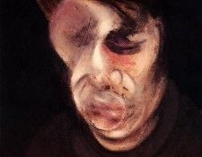 Bacon Two Studies for Self-Portrait, 1977, left. , 