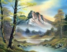 bob ross csg033 mountain splender. ����, ���