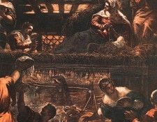 Tintoretto The Adoration of the Shepherds. ����������, �����
