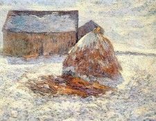 twachtman hayrick c1890-1900. Twachtmann,  