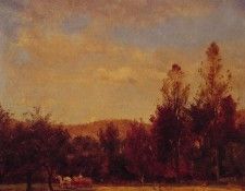 Gathering the Buckwheat. Whittredge,  