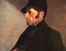 Courbet Portrait of the Artists Father, 1844, oil on canvas. Курбе, Гюстав