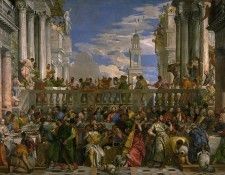 Paolo Veronese The Feast at Cana, 1562-63, 666x990 cm, Louvr. , 