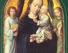 Mary and Child with two Angels Making Music WGA. , 