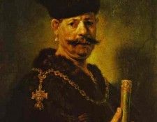 Rembrandt - A Polish Nobleman.    