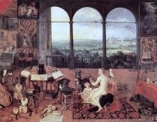 Brueghel Jan the Elder The Sense of Hearing. Брейгель, Ян Старший (1568-1625)