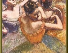 PO Degas 10 Danseuses(1899). Дега, Эдгар-Жермен-Илер
