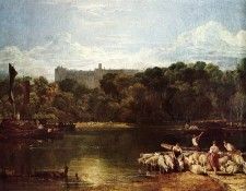 Turner Joseph Mallord William Windsor Castle from the Thames. ,   