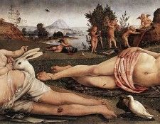 Piero di Cosimo Venus Mars and Cupid 1490. ,  