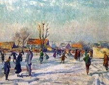 Wolter Hendrik Scaters on the Boerenwetering Amsterdam Sun . ,  