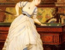 Boutibonne Charles Francois An Elegant Billiard Player. Boutibonne, ������ ������