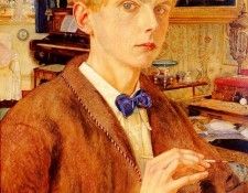 Apperley George Owen Wynne Portrait Of The Artist.  Apperley  