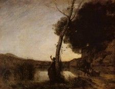Corot The Evening Star. ����, ���-������-������