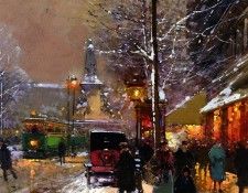 Edouard Cortes Paris Place de la Republique. ,  