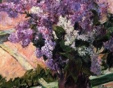 Lilacs in a Window.  