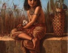 An Eygptian Flower Girl. ������, ��������