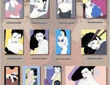 3X Patrick Nagel Index 04. ������, ������