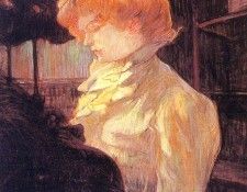 Toulouse-Lautrec The Milliner, 1900, oil on board, Musee Tou. -,  