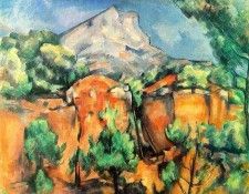 Cezanne - Mont Sainte-Victoire Seen from the Bibemus Quarry. , 