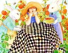 Bms 0011 Blue Moon Soup How Does Your Garden Grow Soup Jane Dyer sqs. , 