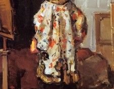 Israels Isaac Model in kimono Sun. Israels, 