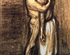 Steinlen, Theophile-Alexandre - The Kiss (end. , -