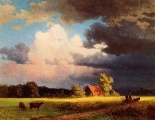 Bierstadt Albert Bavarian Landscape. ��������, �������