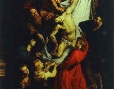 Peter Paul Rubens - The Descent from the Cross (central part of the triptych). ,  