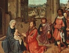 David,G. The Adoration of Kings, National Gallery, London.. �����, �����