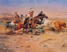 bs-ahp- Charles M Russell- The Herd Quitter. ,  Marion