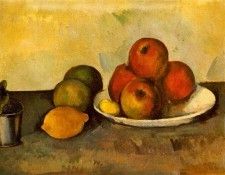 CeZANNE STILL LIFE WITH APPLES,C.1890, EREMITAGET. , 