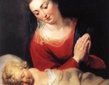 Rubens Virgin in Adoration before the Christ Child. ������, ����� �����