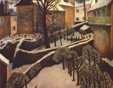 carrington larrau snowscape 1922. ���� ����������