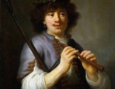 Flinck Govert Rembrandt as shepherd Sun. ,  Teunisz