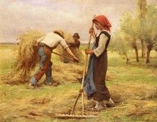 Dupre Julien La Recolte Des Foins. , 
