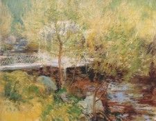 twachtman the white bridge 1895-1900. Twachtmann, ���� �����