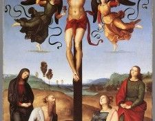 Raphael Crucifixion (Citta di Castello Altarpiece). 