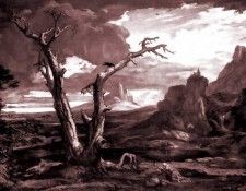 hudson rv sc csg006 elijah in the desert-washington allen-1817. �����, ���������