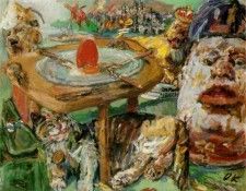 Kokoschka The red egg, 1940-41, 63 x 76 cm. , 